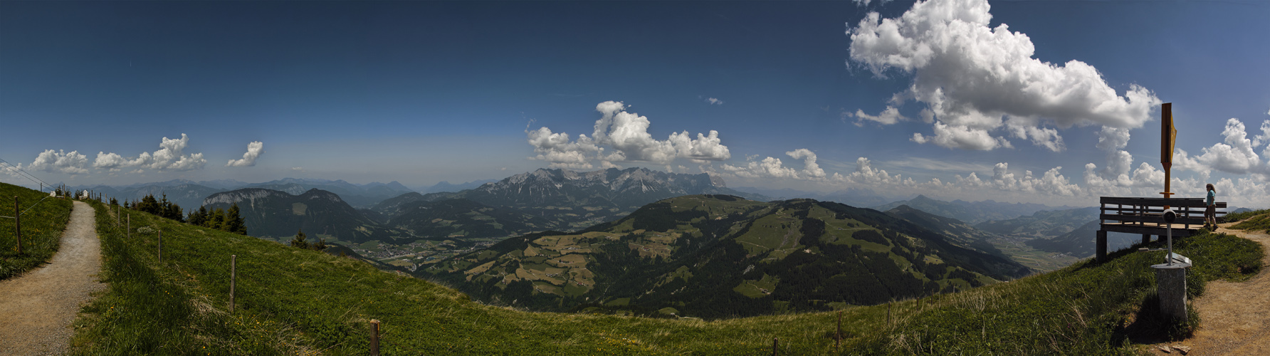 Hohe-Salve 1829m an der Windharfe 180°