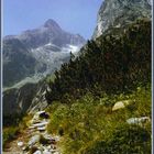 Hohe Tatra Weg auf dem Jahnaci stit