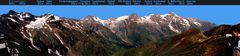 Hohe Tauern: Ausblick am Fuscher Törl …