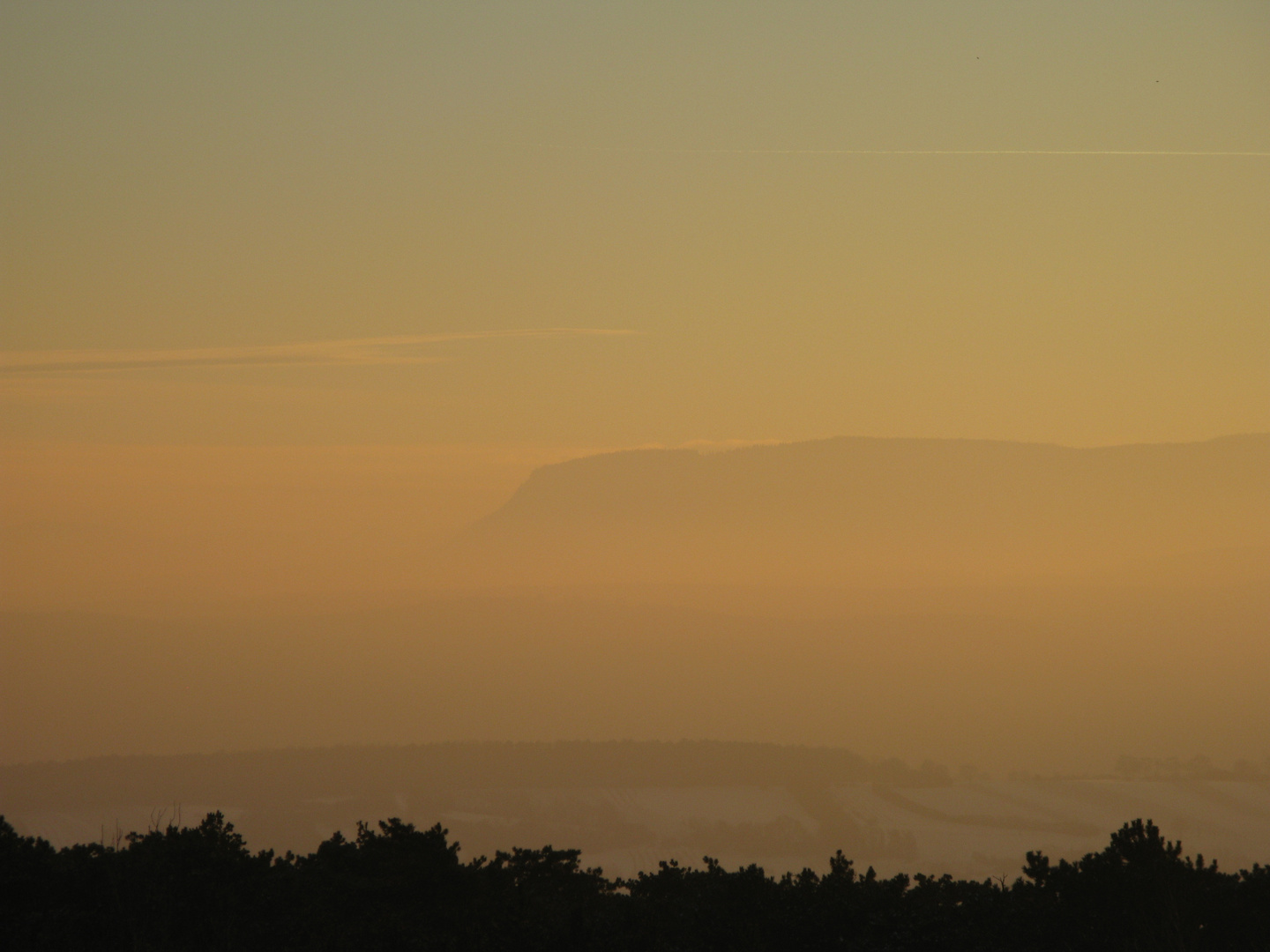 Hohe Wand im Sonnenuntergang