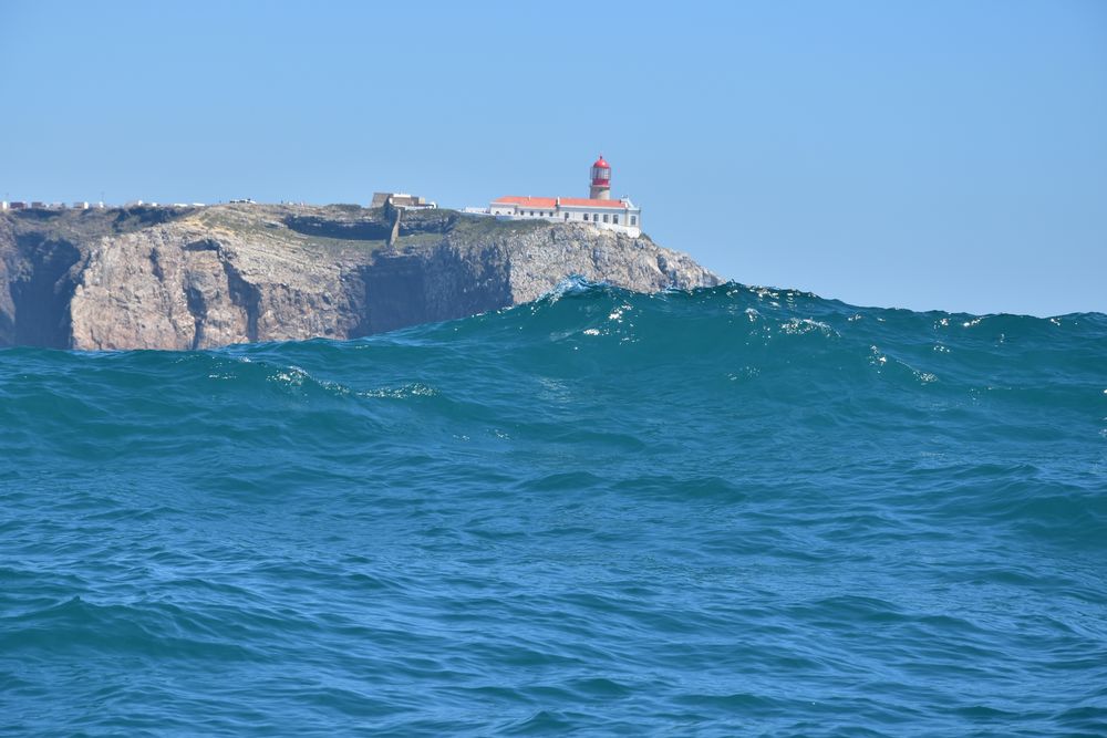 Hohe Wellen beim Segeltrip um Cabo de Sao Vicente, Portugal Foto & Bild world, segeln, wellen