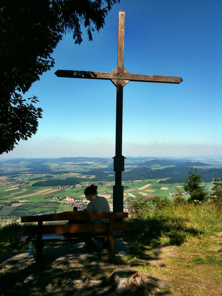 Hohen Bogen Gipfelkreuz