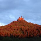 Hohen Zollern im Abendrot