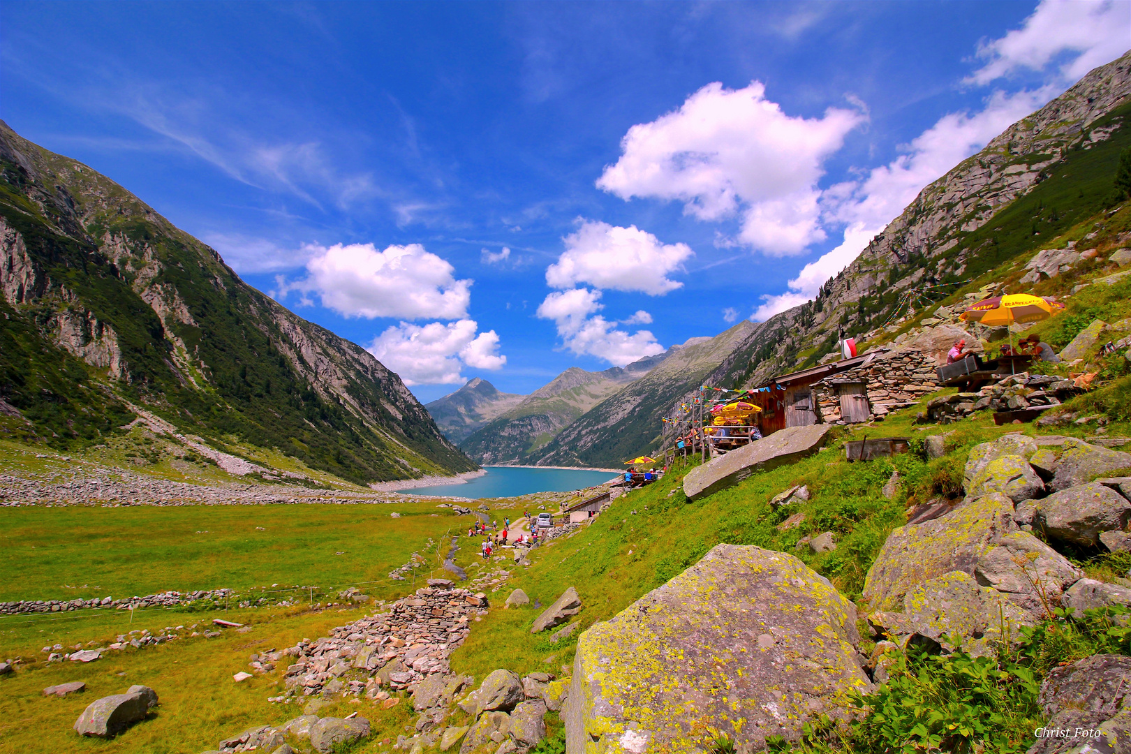 Hohenaualm mit Zillergrundstausee