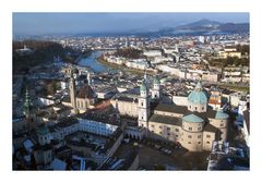 Hohenfeste Blick auf Salzburg