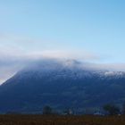 Hohenhewen in Wolken