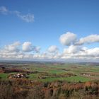 Hohenloher Ebene mit Blick von Waldenburg