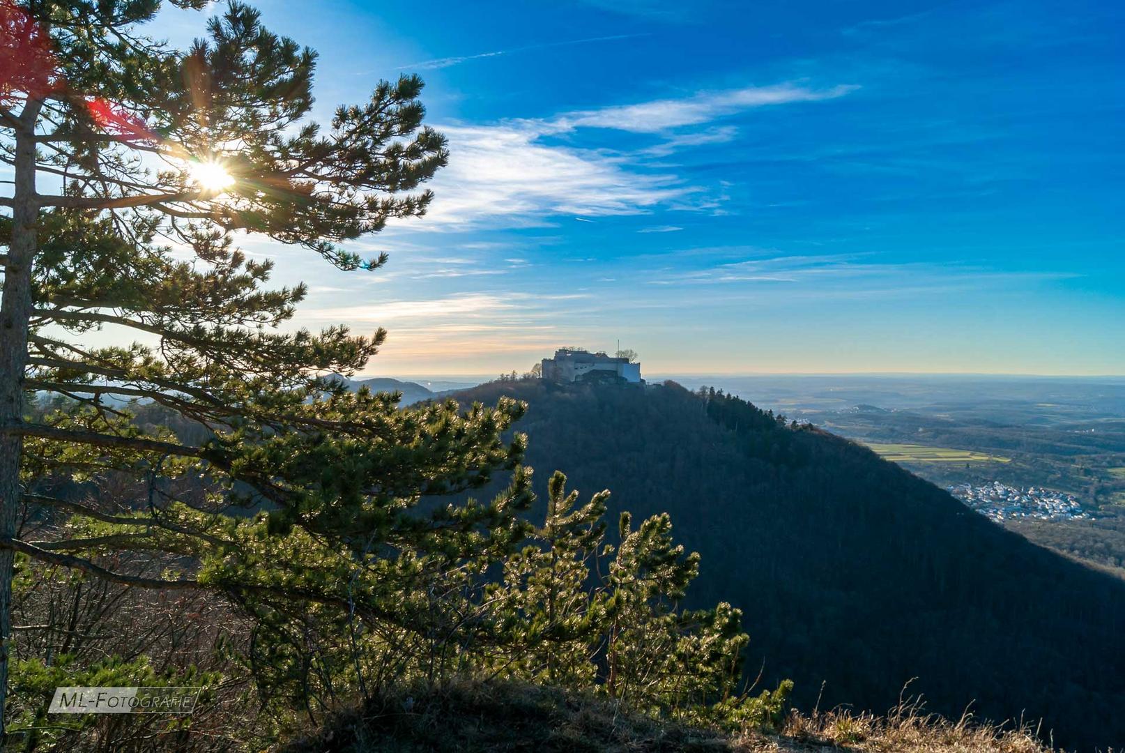 Hohenneuffen-Wintersonne