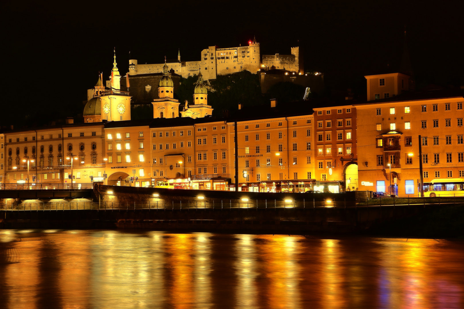 Hohensalzburg by night