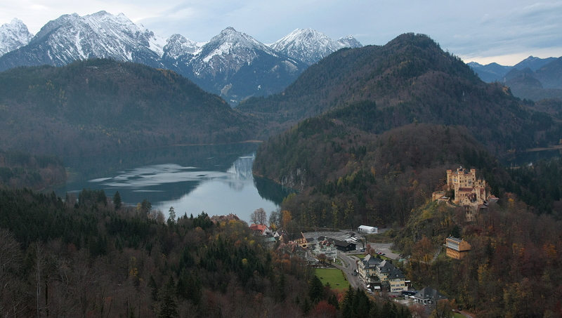 Hohenschwangau am Alpsee bei Füssen