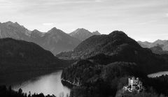 Hohenschwangau im schneelosen Winter