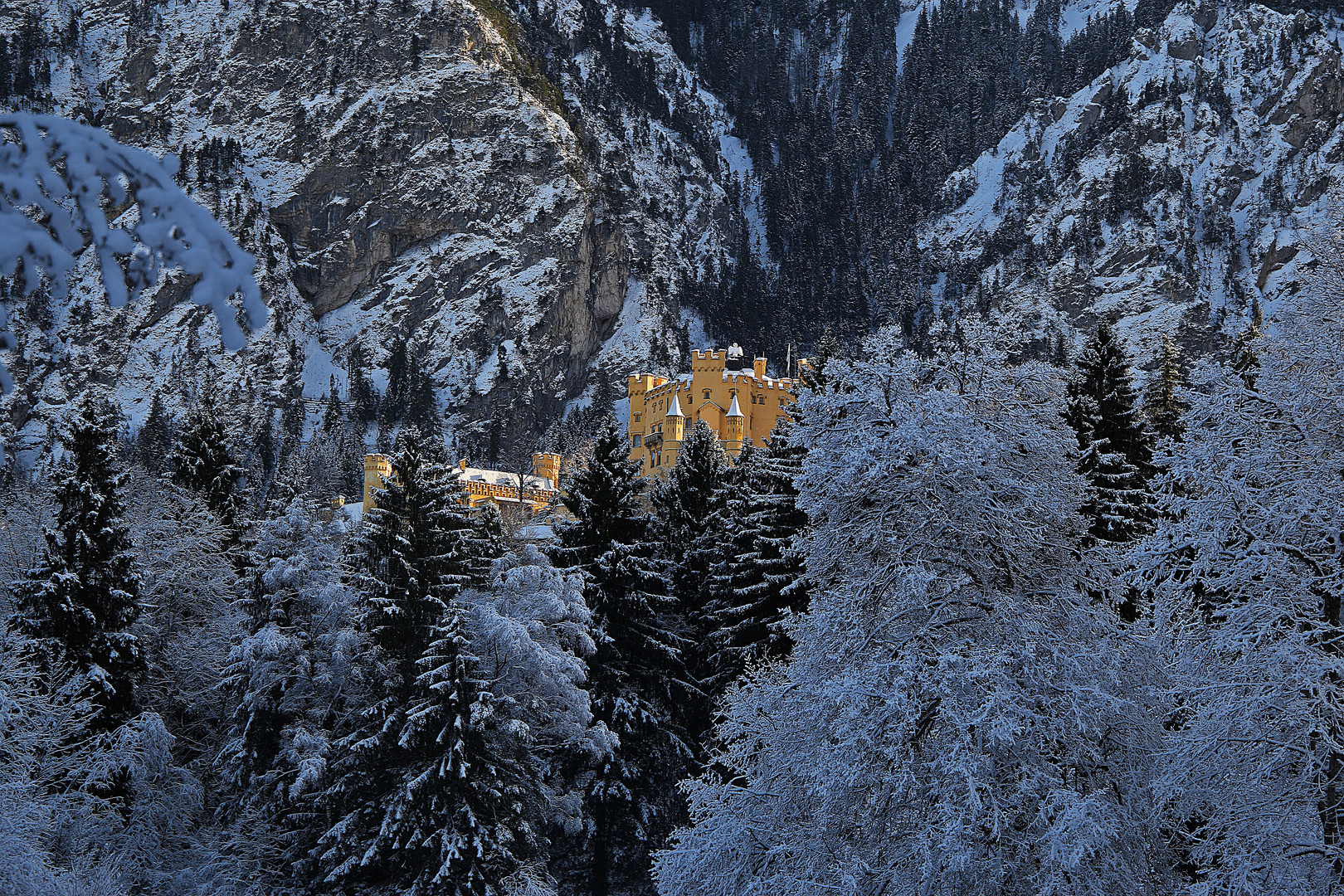 Hohenschwangau im Winter