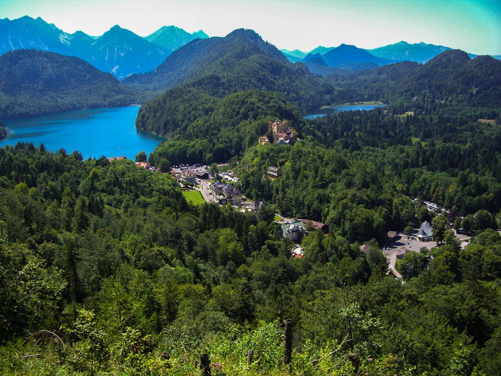 Hohenschwangau von oben