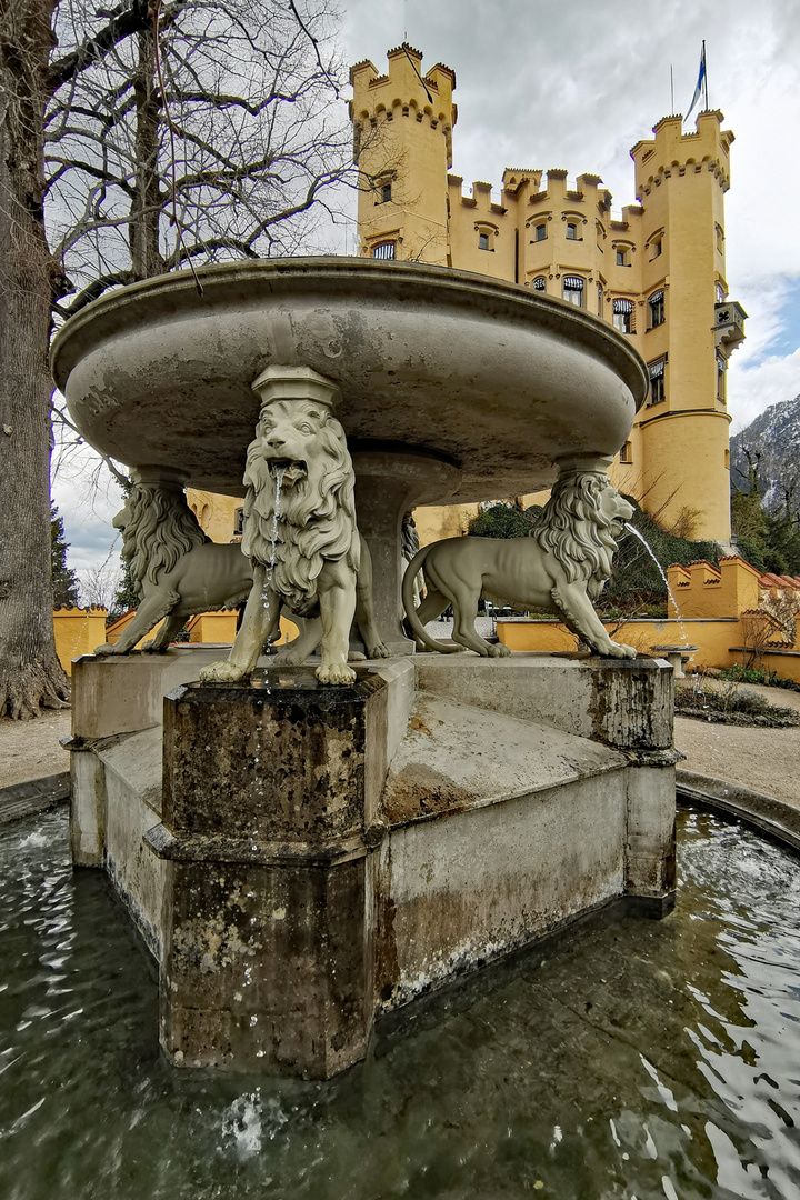 Hohenschwangauer Schlossgarten!