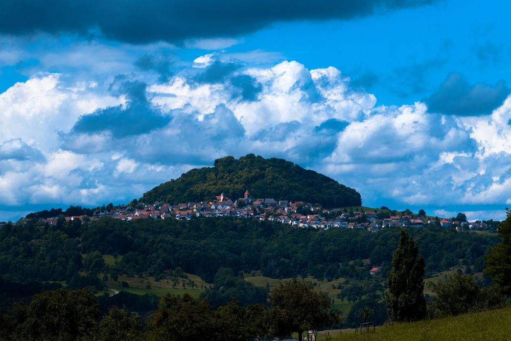 Hohenstaufen Foto & Bild landschaft, berge, wolken Bilder auf