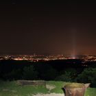 Hohenstaufen "nächtliche Aussicht" bis nach Stuttgart