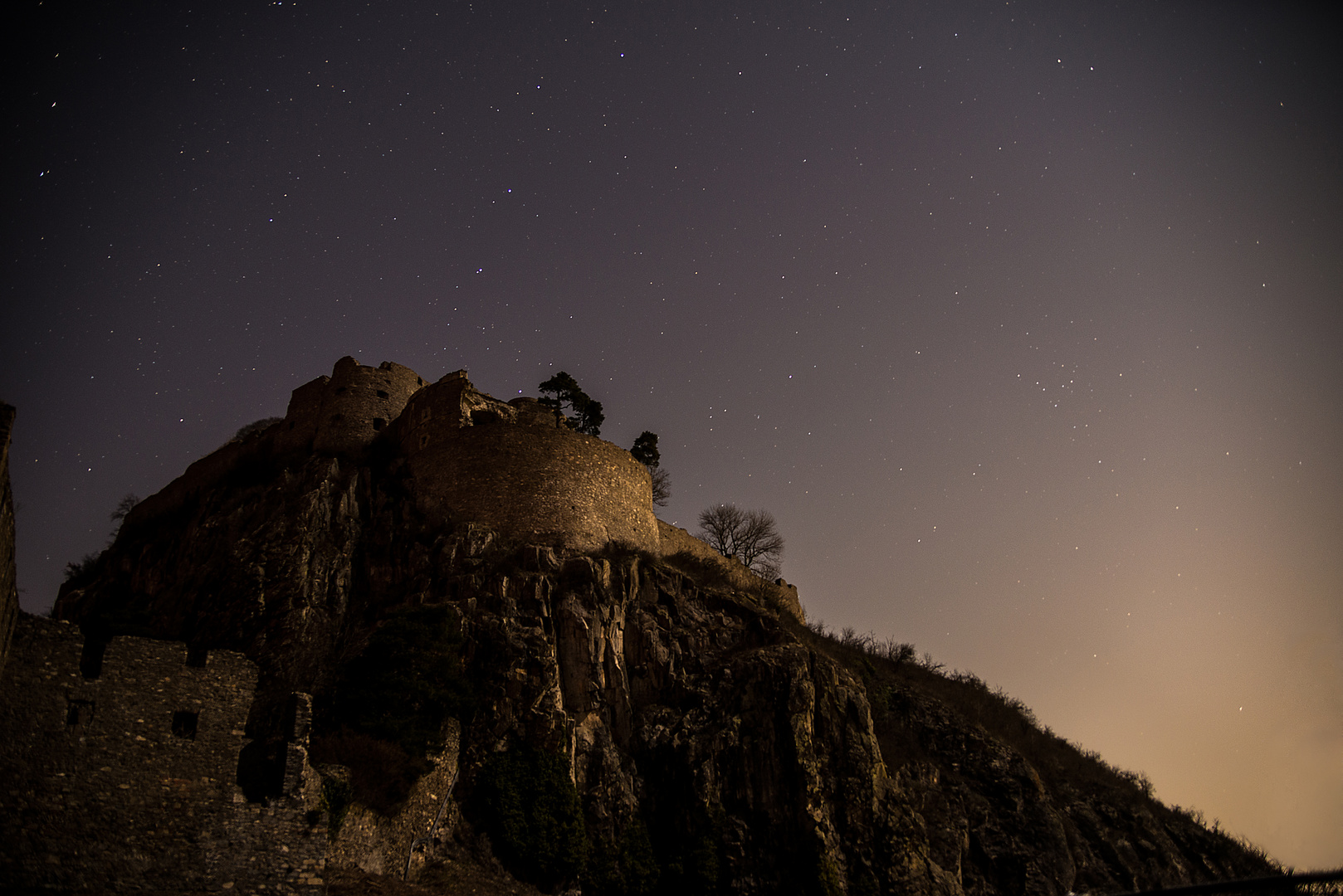 Hohentwiel bei Nacht