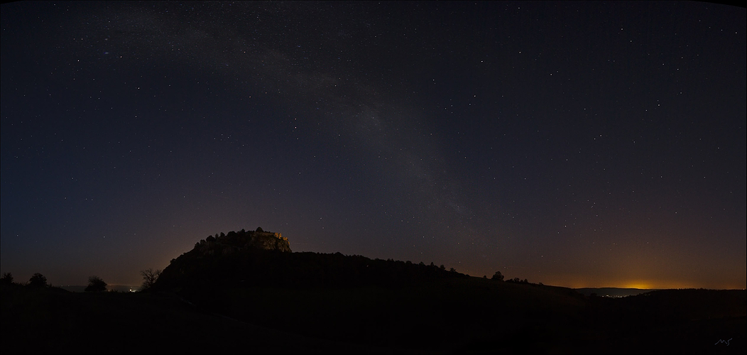 Hohentwiel By Night