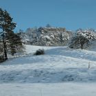 Hohentwiel im eisigen Schnee