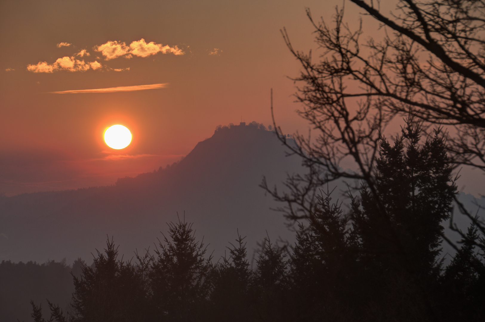 Hohentwiel Sonnenuntergang I