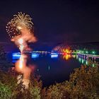 Hohenwartestausee in Flammen