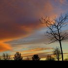 Hohenwettersbach bei Sonnenuntergang