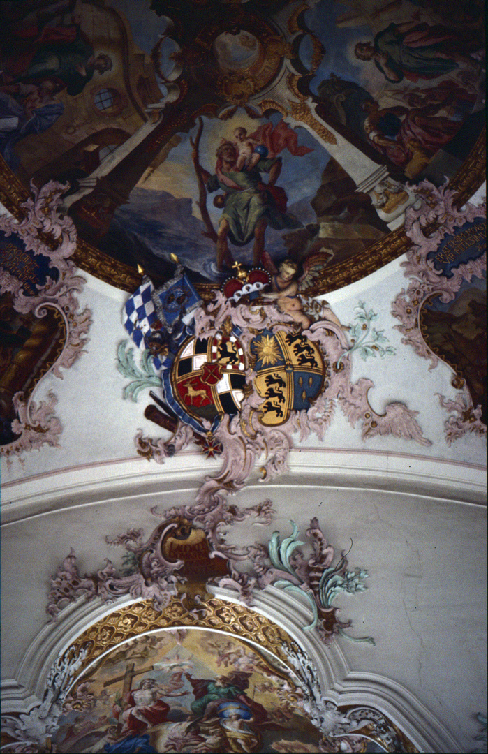 Hohenzollerisches Wappen in der Schlosskirche von Haigerloch