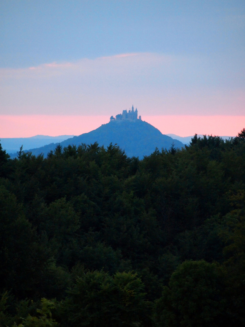 Hohenzollern im Abendlicht