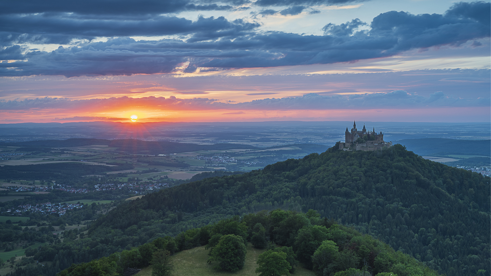 Hohenzollern im letzten Licht