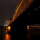 Hohenzollernbrücke at Night