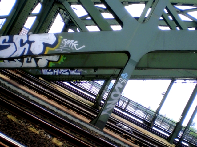 Hohenzollernbrücke aus einer andern Sicht