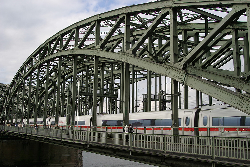 Hohenzollernbrücke...
