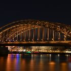 Hohenzollernbrücke bei Nacht 2