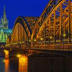 Hohenzollernbrücke + Dom