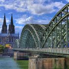 Hohenzollernbrücke in HDR