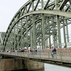 Hohenzollernbrücke in Köln