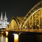 Hohenzollernbrücke in Köln