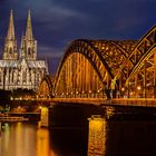 Hohenzollernbrücke in Köln