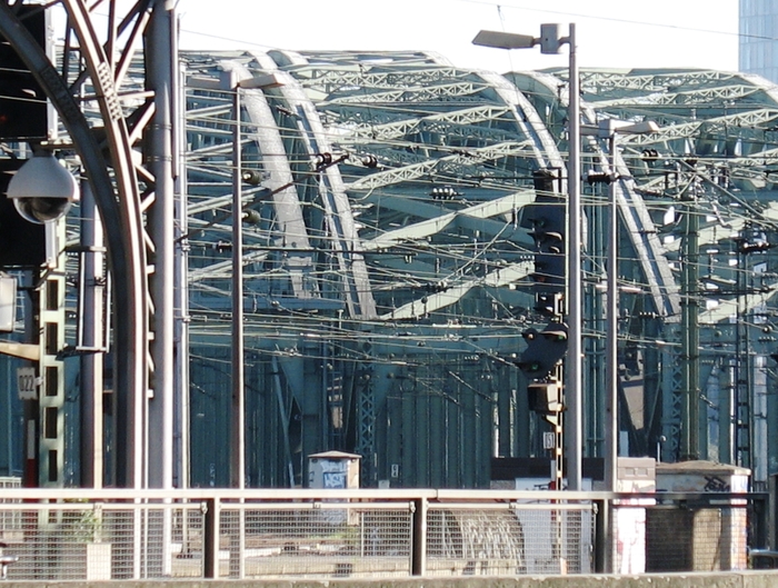 Hohenzollernbrücke in Köln