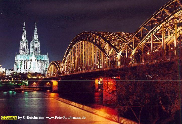 Hohenzollernbrücke in Köln