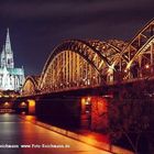 Hohenzollernbrücke in Köln