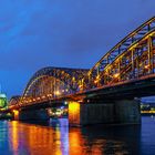 Hohenzollernbrücke in Köln