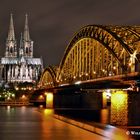 Hohenzollernbrücke in Köln