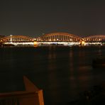 Hohenzollernbrücke in Köln bei Nacht /03