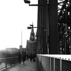 Hohenzollernbrücke in Köln