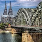 Hohenzollernbrücke in Köln