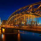 Hohenzollernbrücke mit Dom