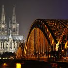 Hohenzollernbrücke mit Dom