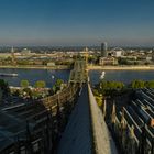 Hohenzollernbrücke mit Domdach