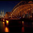 Hohenzollernbrücke mit unserem Dom